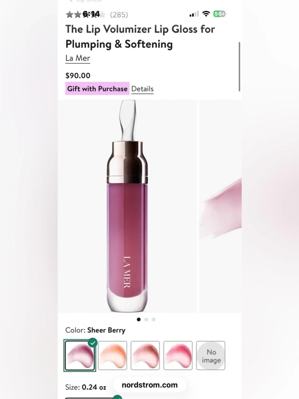 La Mer Lip Volumizer— Sheer Berry